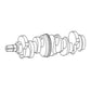 CRANKSHAFT36 Crankshaft Fits Ford 233-256 For 5000, 5100, 5200, 5600, 7000+
