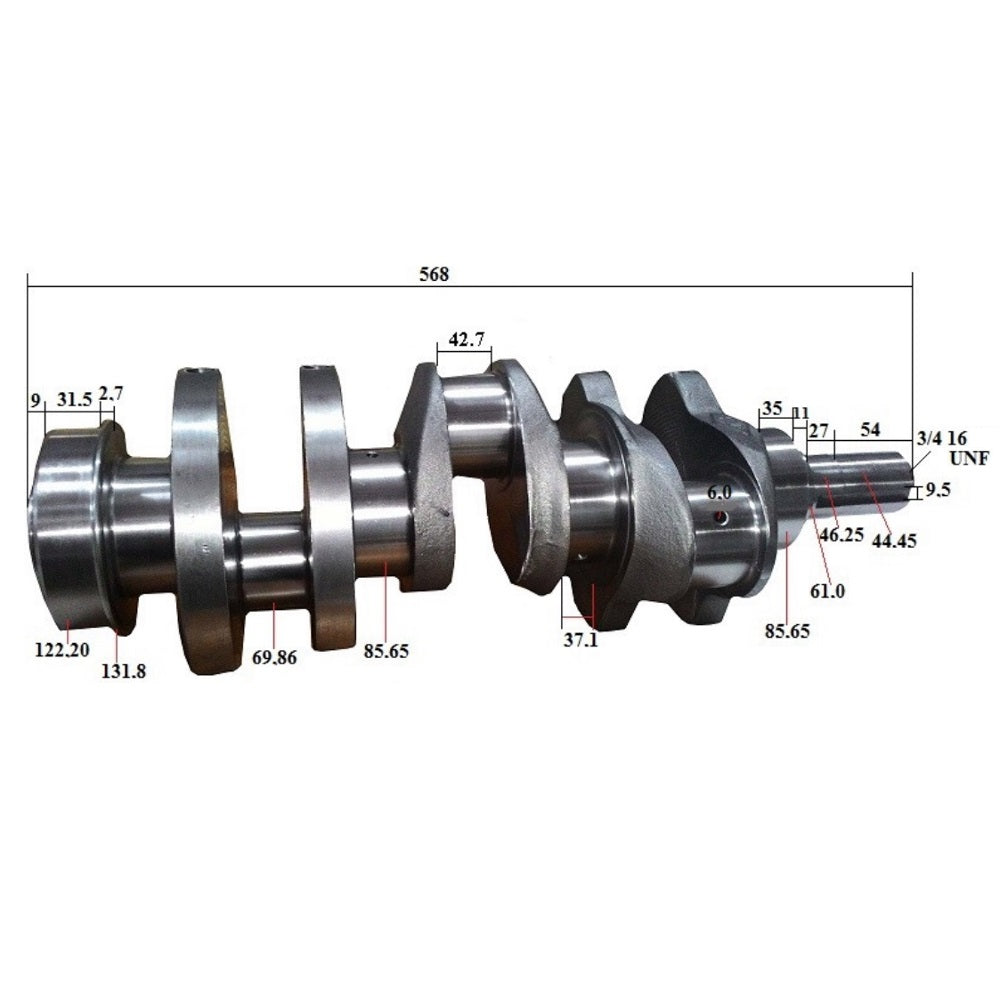 87800469 Crankshaft Fits Ford/New Holland