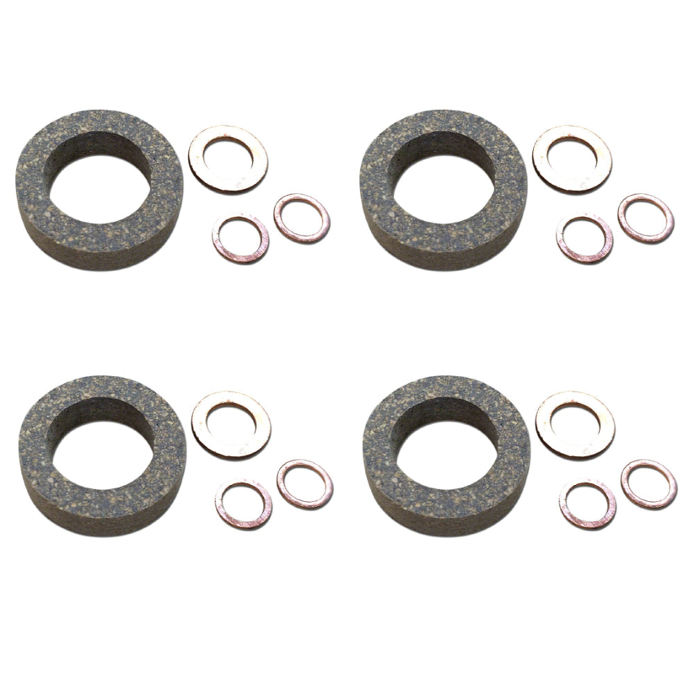 (4) Fuel Injector Seal Kits Fits Ford New Holland 2000 2910 3000 7000 8000 9000