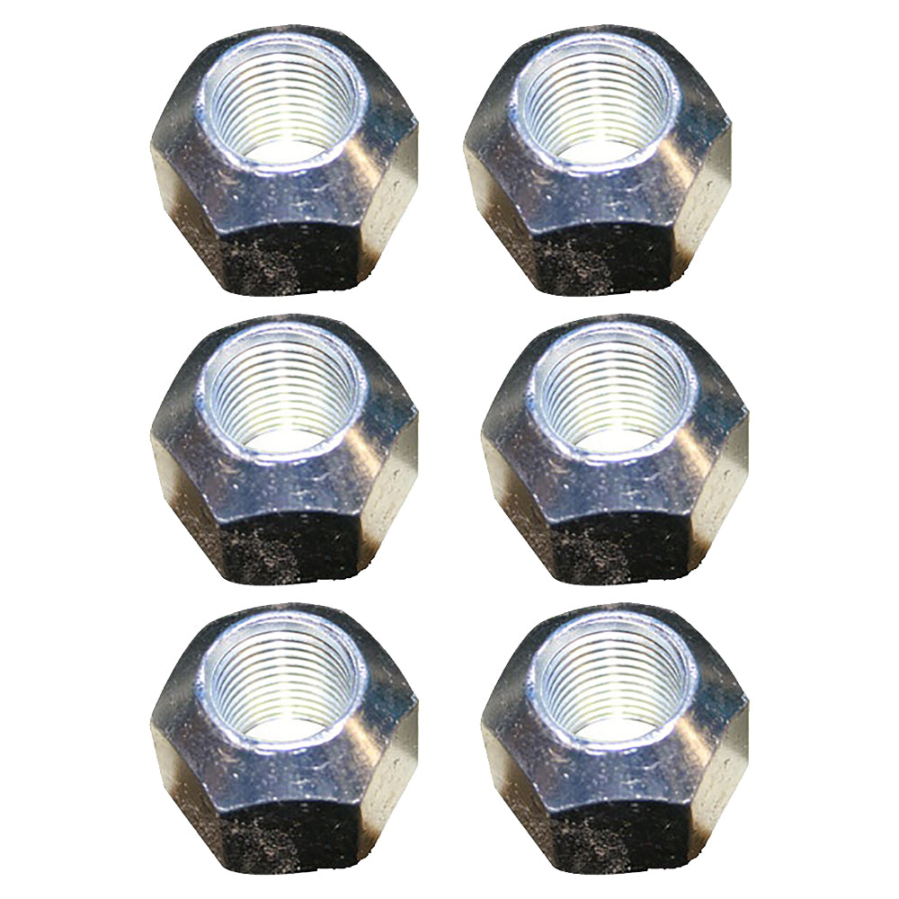 6 - Farmtrac ESL11793 Tractor Front Wheel Lug Nuts 1/2"-20 435 535 545 555 DTC