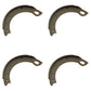 81802510 Qty 4: 1/2 Brake Shoe w/Lining
 Fits Ford/New Holland