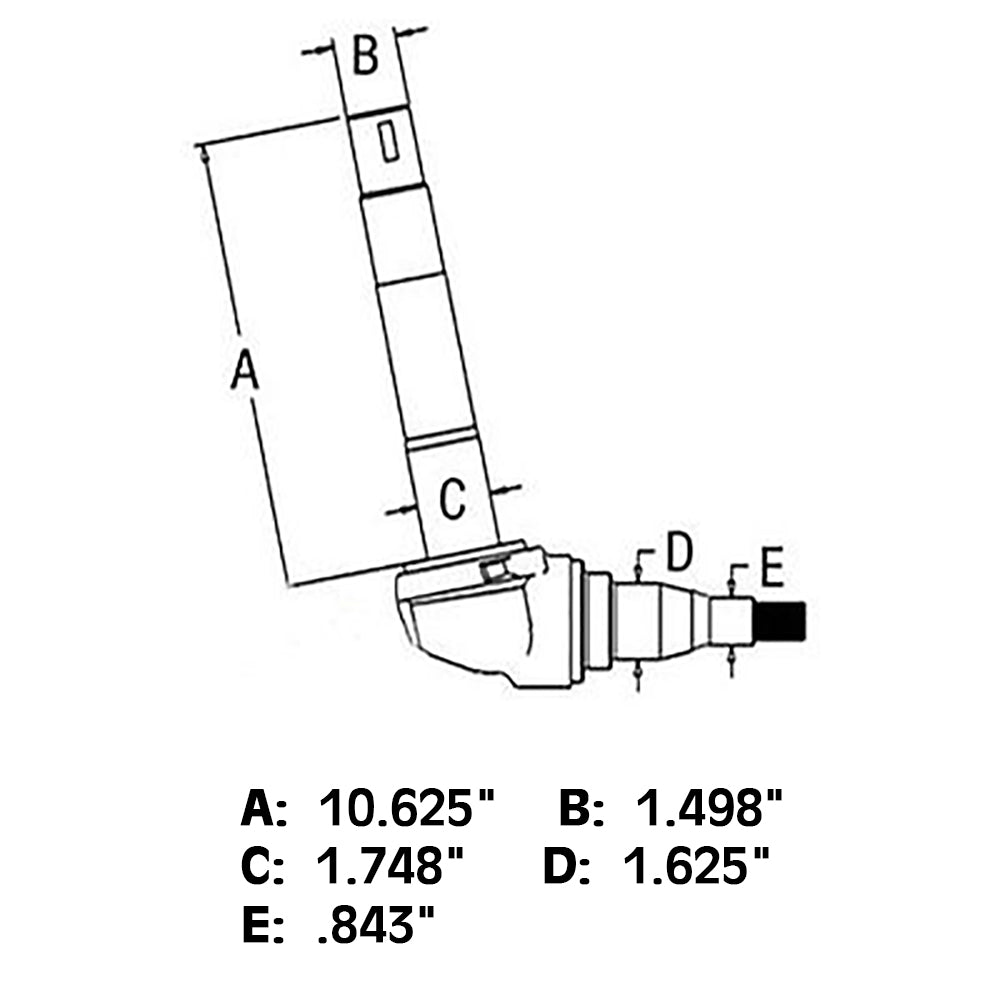 Right Hand Spindle Fits 5000 5600 5610 5610S 5900 6410 6600 7000 7610S 7810 7810