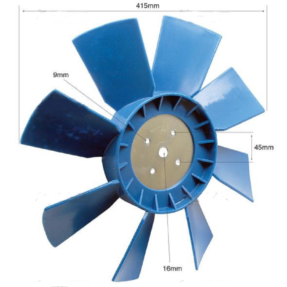 8 Blade Fan Fits Ford/New Holland Replaces 81805722