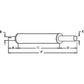 C7NN5230AC Vertical Exhaust Muffler Fits Ford 230A 231 233 - Replaces C7NN5230AB