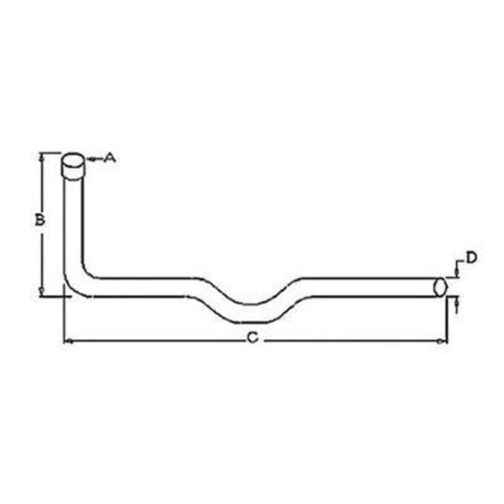 C7NN5245B - Tail Pipe Replaces 82865271