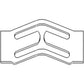 C7NN8A067A Grille Front Clip Fits Ford Tractor 4000 4110LCG 5000 7000