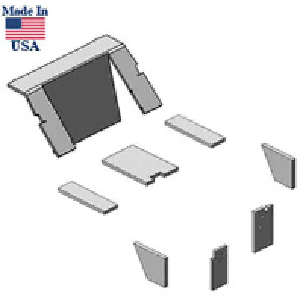 109455 Black Cab Foam Kit Fits Case/International Harvester