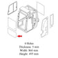 03786-01610 Front Lower Glass Fits Takeuchi