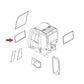 4664383 Front Lower Glass Fits John Deere 135D 225DLC