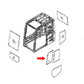 Front Door Slider Glass Fits Komatsu Replaces 20Y-54-52850