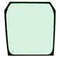 827/80225 Front Windowpane Glass Fits JCB