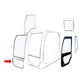 Front Lower Cab Glass For Kobelco SK170LC-8 SK210LC-8 SK260LC-8 SK295LC-8