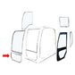 Front Lower Windshield Glass Fits Ford/New Holland Replaces CAH40-0243
