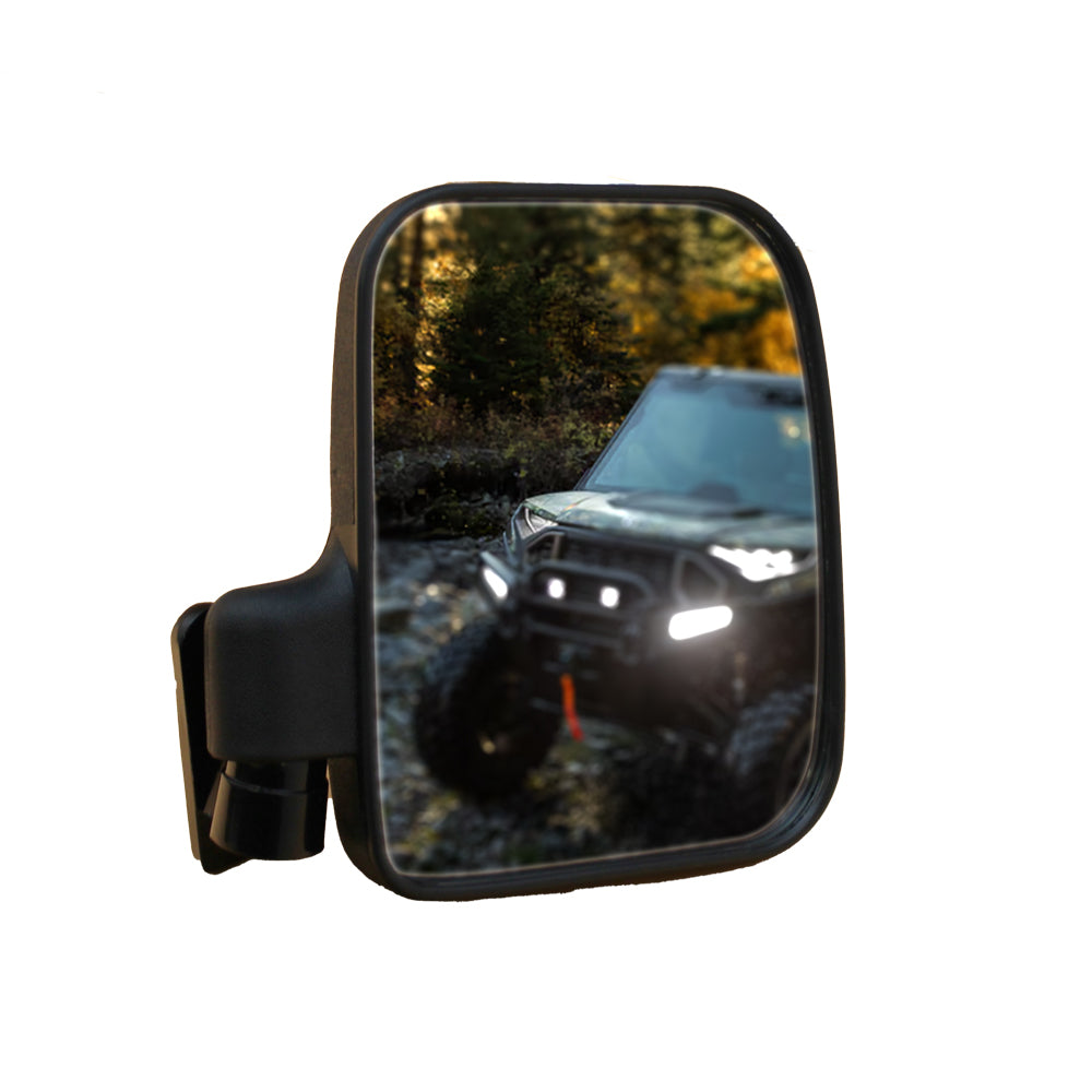 CAK10-0060 Heavy Duty Folding Convex Sideview Mirror Set Fits Polaris