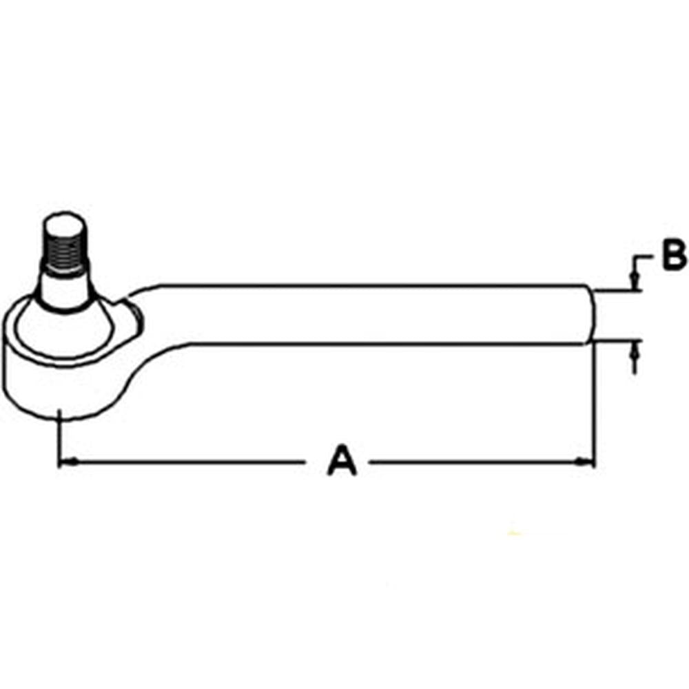 81863221 RH Tie Rod Assembly Fits Ford/New Holland 5640 6640 7740 7840 8240 8340