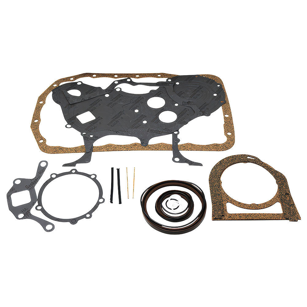 BOTTOM GASKET SET w Crank seal comp w Fits Ford? 201 CID D 550 555 4000