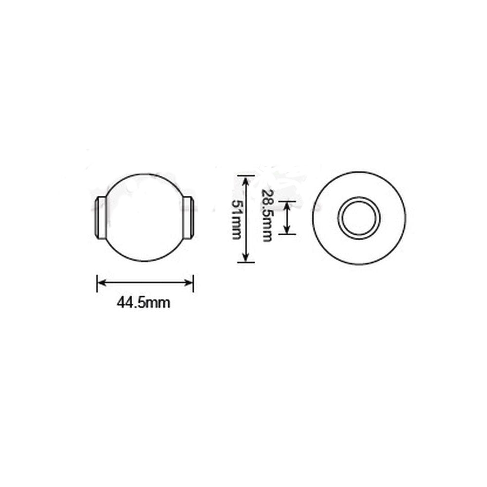 Lower Link Ball (Fits CAT. 2/2) Fits Universal White Models