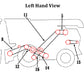 71139960 Main Drive Belt Fits Allis Chalmers