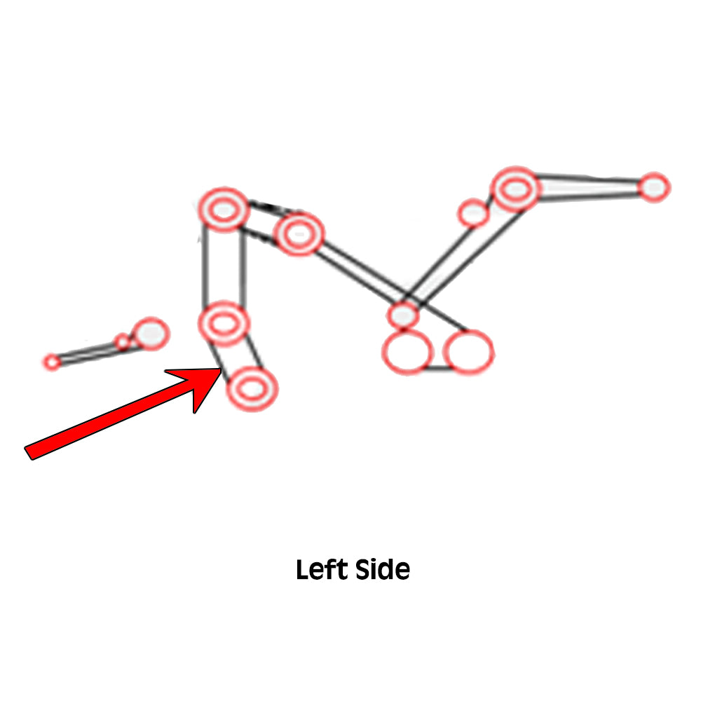 832965M1 Traction Lower Belt Fits Massey Ferguson