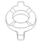 AMH101677 Slip Clutch Jaw Fits John Deere Combine Corn Heads CTS 9650CTS