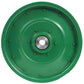 Green Flat Idler Pulley Fits John Deere Replaces AH94450
