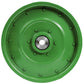 Green Flat Idler Pulley Fits John Deere Replaces AH94450
