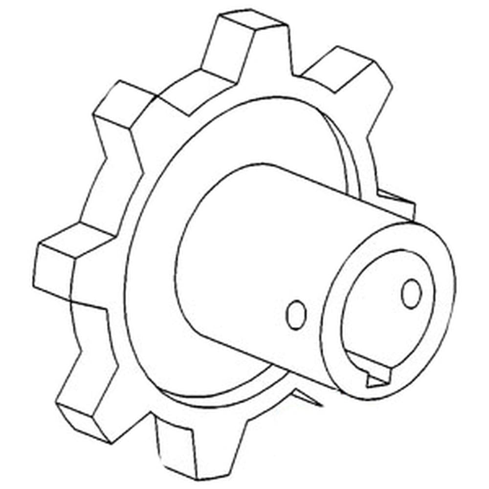 H91334 Clean Grain Auger Lower Sprocket Fits John Deere 6600 6601 6620 6622 7700