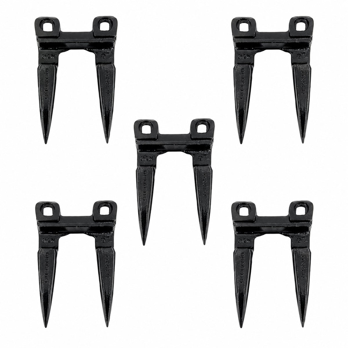 (5 Pack) 3-inch Sickle Guards Double Pronged 87702973 Fits Case-IH Platforms