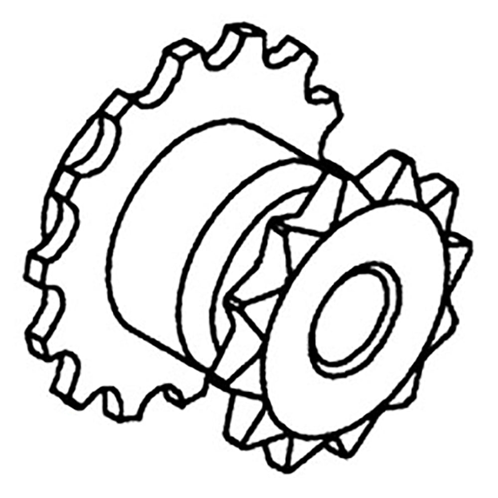 Cleaning Fan Sprocket, Double 71193821 for Gleaner L2 L3 M2 M3 MH2 MH3 Combines