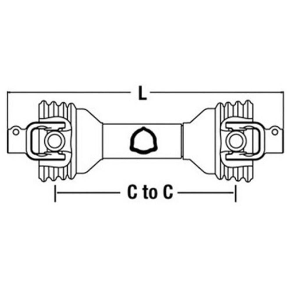 BP104-1010-A QD Driveline Fits Edcor