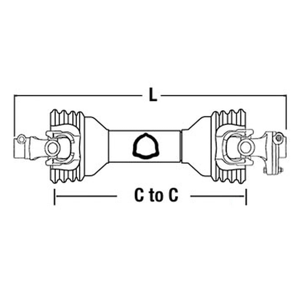 88609 Driveline Fits John Deere
