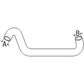Upper Radiator Hose Fits Bobcat Skid Steer Models 743B 643 743 645 743DS 656