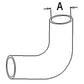 Upper Radiator Hose Fits Oliver Replaces E518