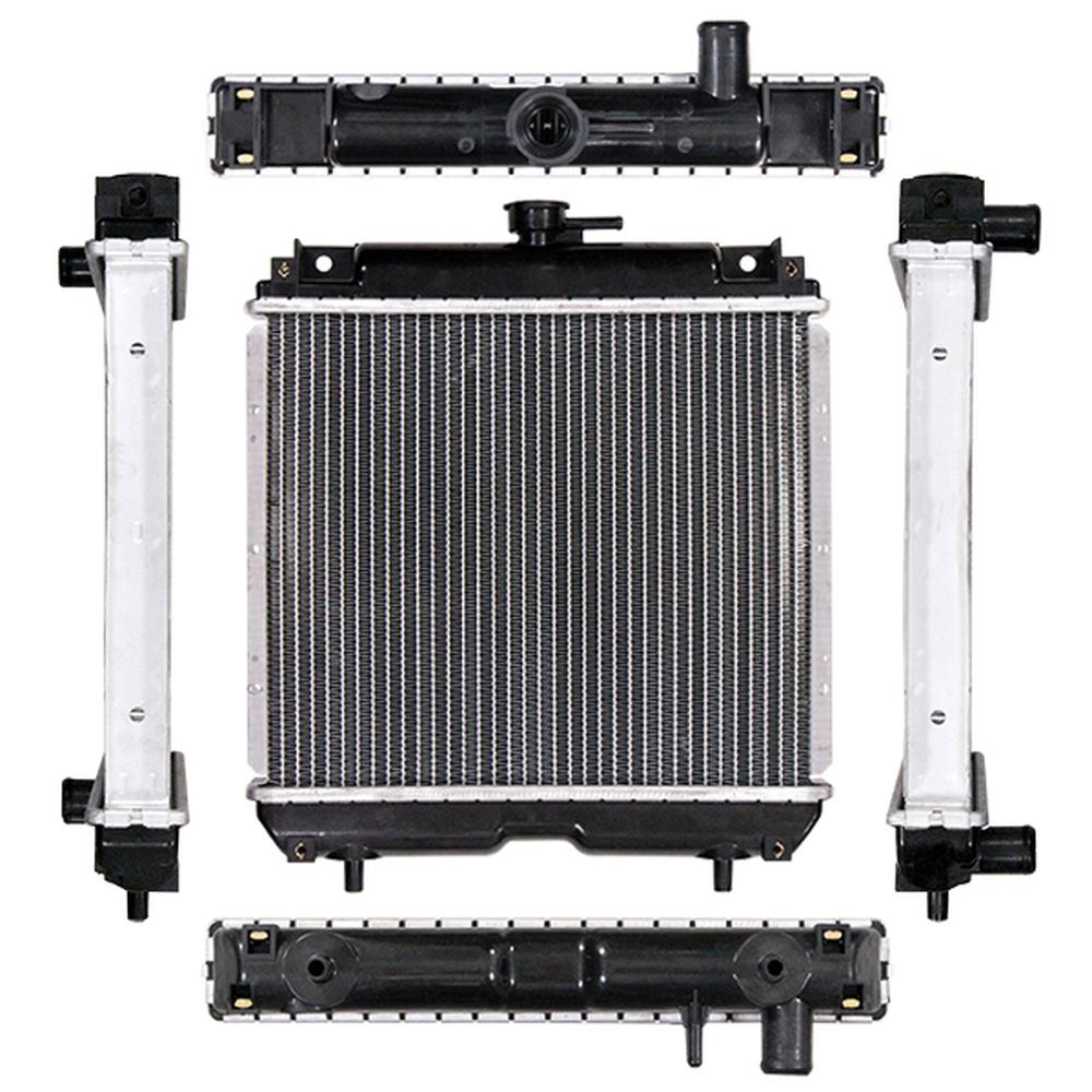 Compact Tractor Radiator One Fits Kubota Compact Tractor Radiator 6C120-58500 25981