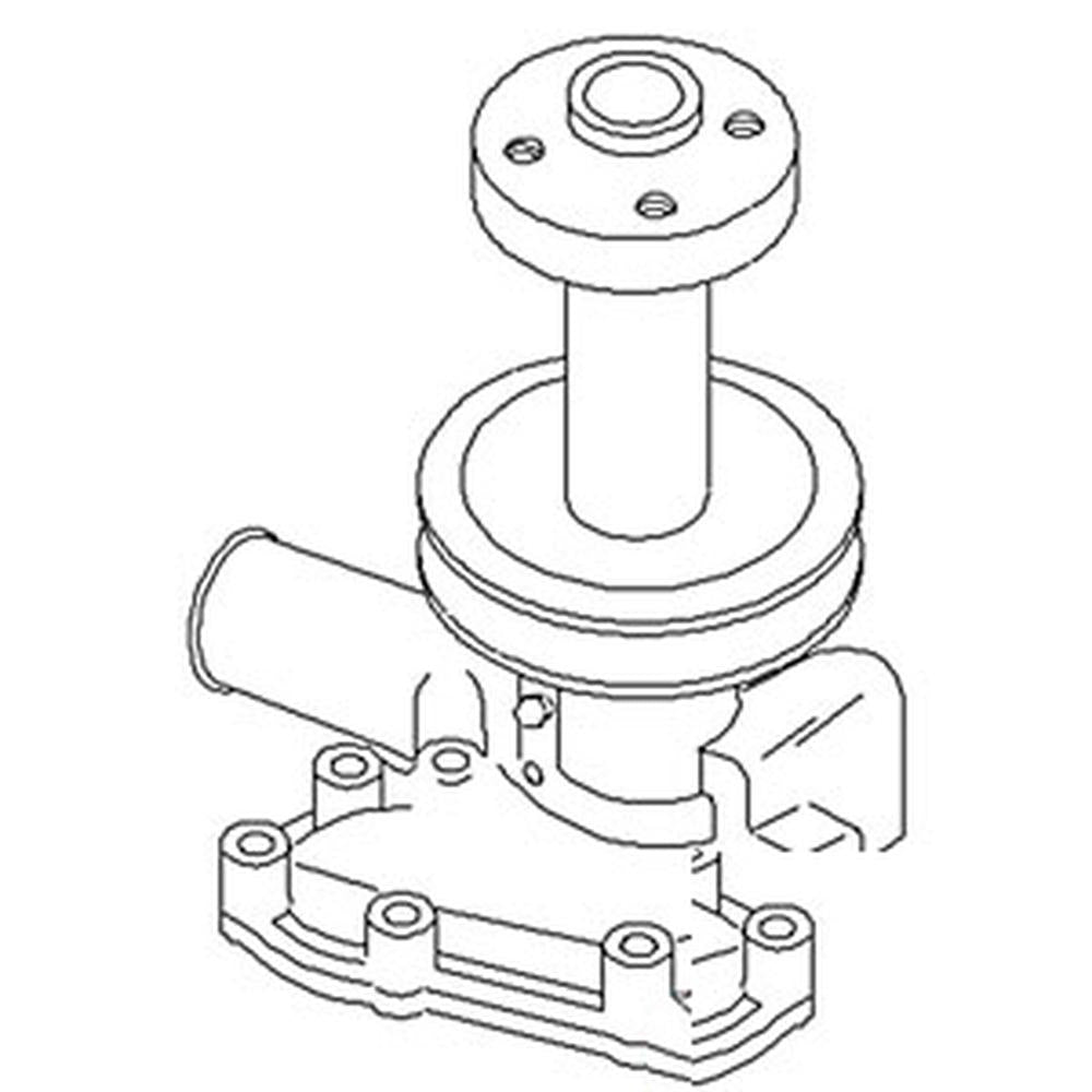 WP6540 New Water Pump - Fits Ford Models 1910, 2110, 2120, SBA145016540