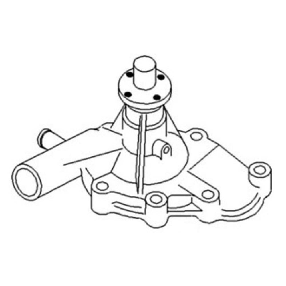 Water Pump with Gasket Fits Massey Ferguson Replaces 3436671V91