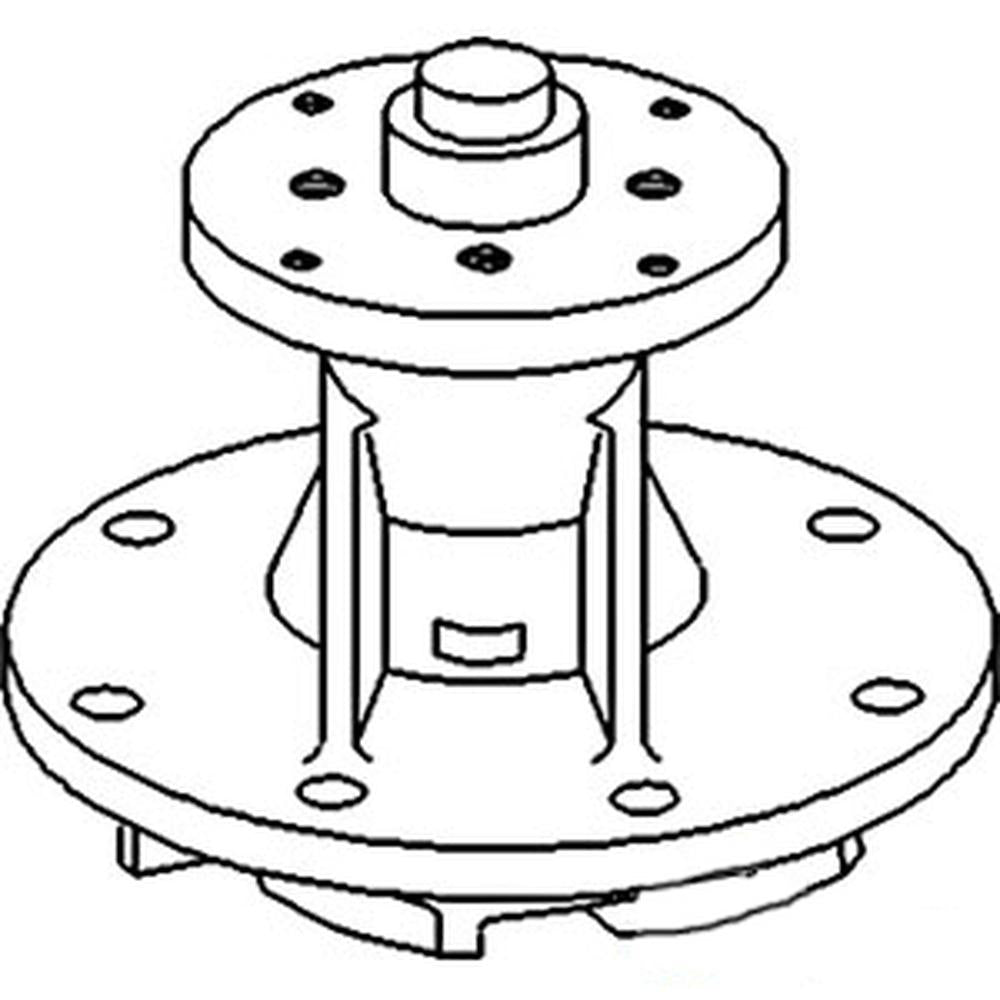 Water Pump Fits 7200 7400 CSU80-0052 RE53757 RE53757-A