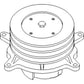2W1225 Pump Fits Caterpillar 3208 613B 613C CP553 CS551 CS553 FB221 PR1000 PS500
