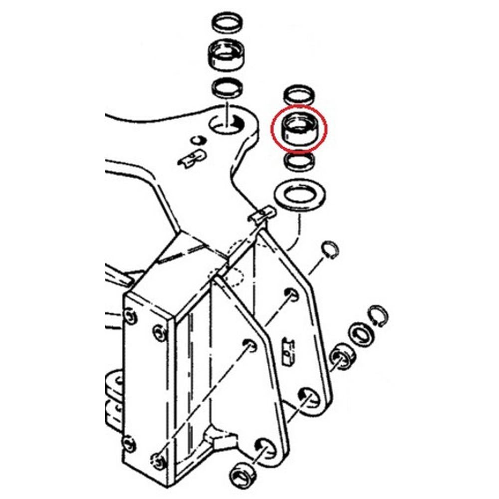 D135556 Bushing Fits Case/International Harvester