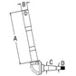 Spindle Fits Ford/New Holland Replaces 117997