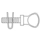 412575 Grille Screw & Nut Fits Ford/New Holland
