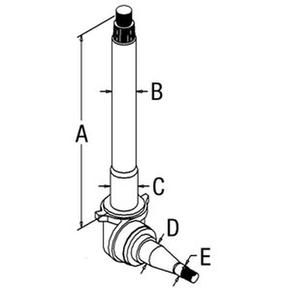 Spindle R/H - Fits Ford - D5NN3105F - Replaces 83908152, 877129943