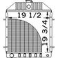D81055 Radiator Fits Case 580B 585 586 1845 584 1845B 480D 1845S 480LL