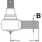 WN-D8NN3A302AA-PEX Power Steering, Cylinder, End Fits Ford/New Holland TW15
