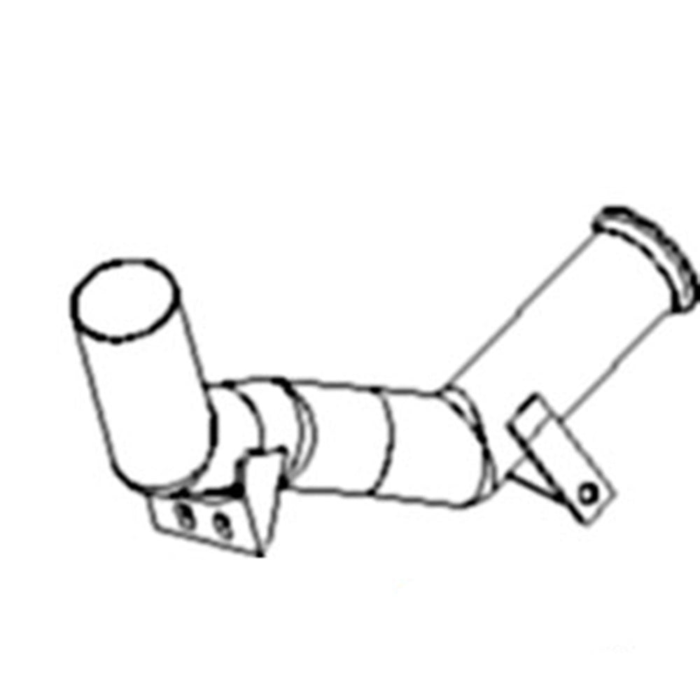 Exhaust Elbow Pipe Fits Ford TW15 TW20 TW30 TW35 8630 8730 8830 D8NN5246AA