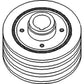 WN-D8NN6316AC-PEX Dampener Pulley Fits Versatile 276II 276V
