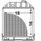 D8NN8005PA Radiator Fits Ford 2000, 3000, 4100, 340, 340A, 340B, 540+