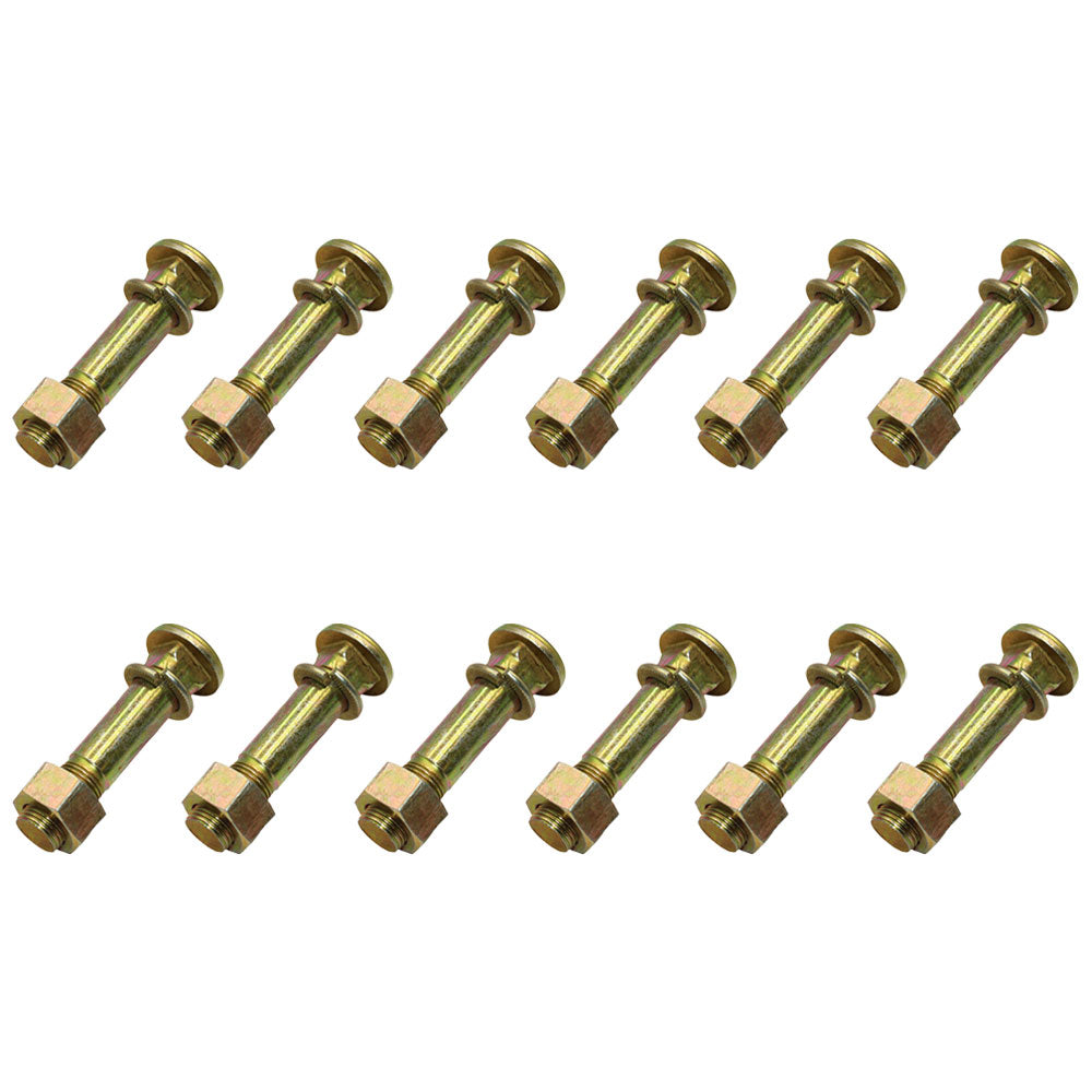 D9NN1N012CA Qty 12: Wheel Stud w/ Washer & Nut  Fits White Various