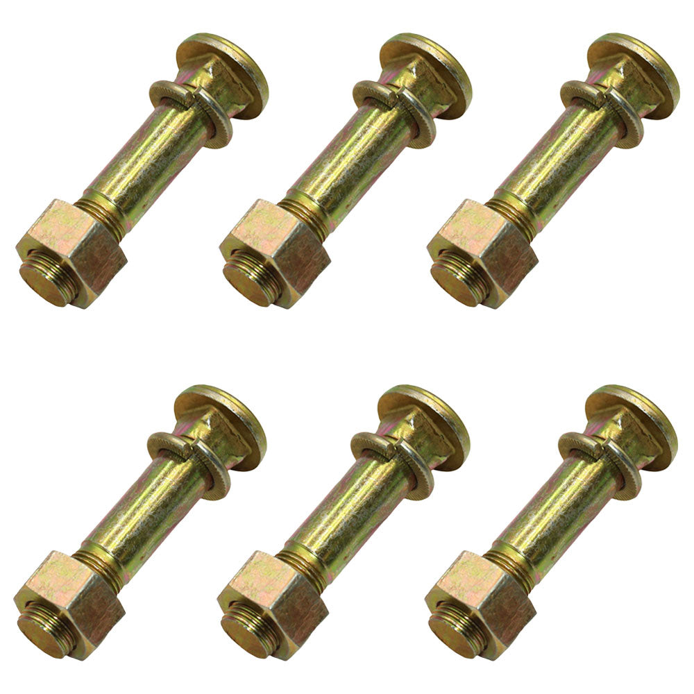 370938S36 Qty 6: Wheel Stud w/ Washer & Nut Fits Ford/New Holland 2000 230 231