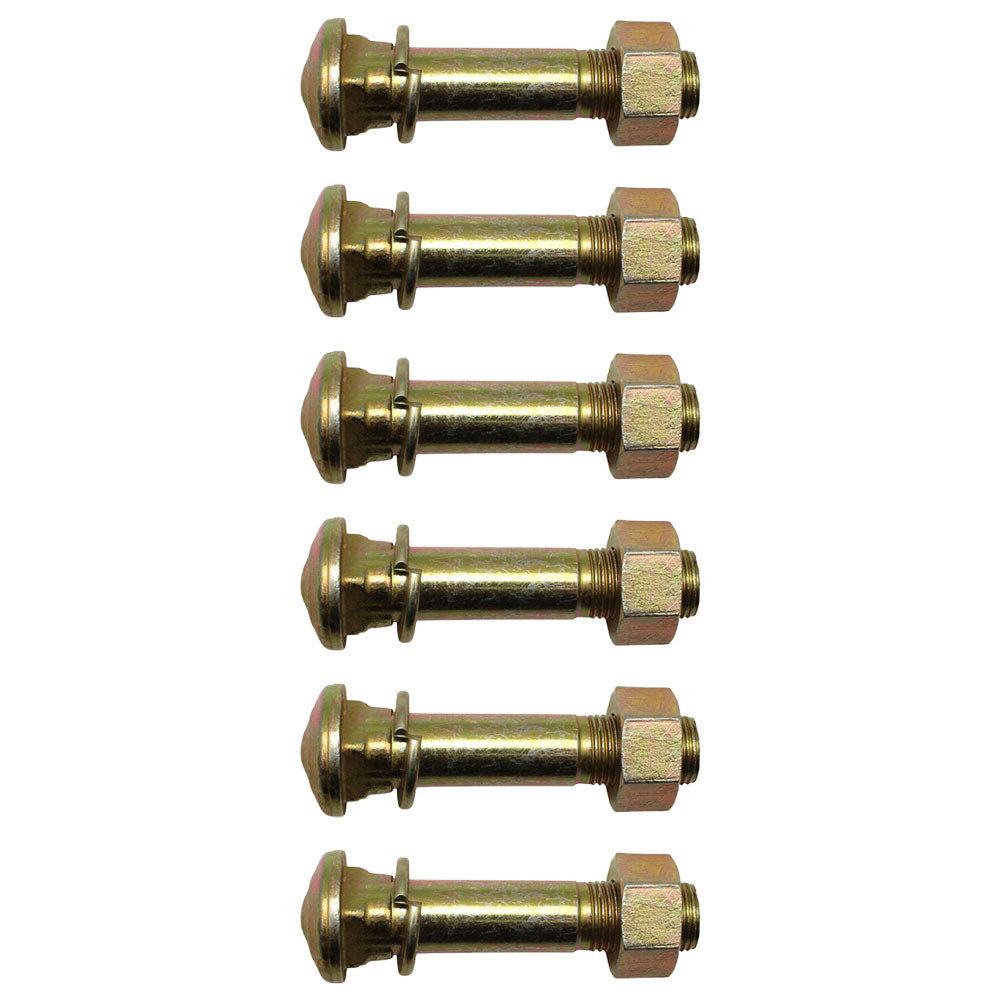 D9NN1N012CA Qty 6: Wheel Stud w/ Washer & Nut Fits White Various